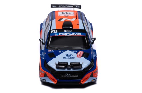 HYUNDAI i20 N Rally2 #31 E.Camilli - T. De la Haye Rallye Monte-Carlo 2025 (with night lights)