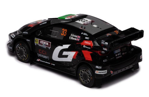 TOYOTA GR YARIS Rally 1 #33 E.Evans - S.Martin Winner Rally Kenya 2025