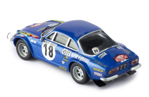 ALPINE RENAULT 1800S #18  J-C.Andruet - M.Petit Winner Rallye Monte-Carlo 1973 with Figurines