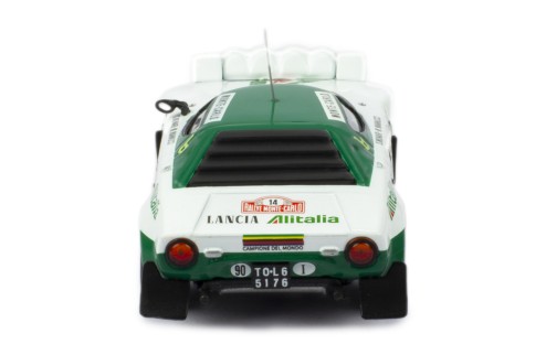 LANCIA STRATOS HF #14 S.Munari - M.Mannucci Winner Rallye Monte-Carlo 1975 with Figurines