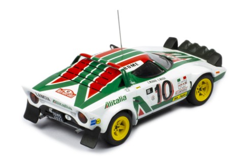 Lancia Stratos HF #10 S. Munari-S. Maiga Winner Rallye Monte Carlo 1976 with Figurines
