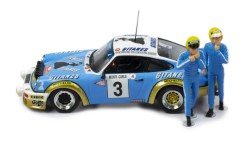 PORSCHE 911 CARRERA RS #3 J.P.Nicolas - V.Laverne Winner Rallye Monte-Carlo 1978 with Figurines