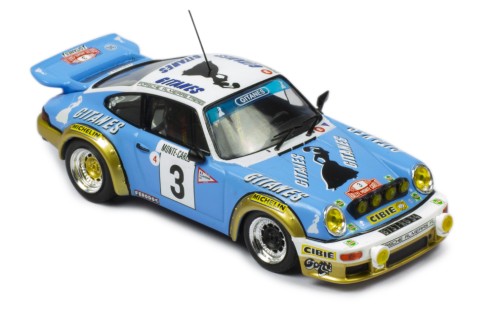 PORSCHE 911 CARRERA RS #3 J.P.Nicolas - V.Laverne Winner Rallye Monte-Carlo 1978 with Figurines