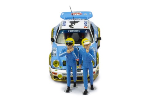 PORSCHE 911 CARRERA RS #3 J.P.Nicolas - V.Laverne Winner Rallye Monte-Carlo 1978 with Figurines