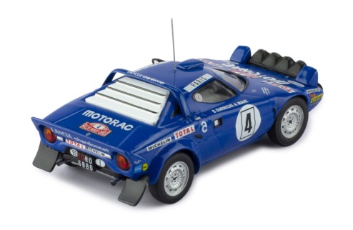 LANCIA STRATOS HF #4 B.Darniche-A.Mahe Winner Rallye Monte-Carlo 1979 with Figurines 