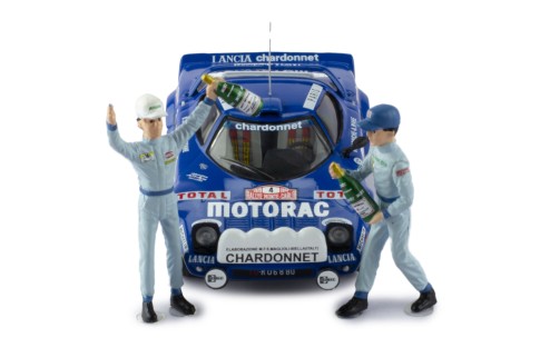 LANCIA STRATOS HF #4 B.Darniche-A.Mahe Winner Rallye Monte-Carlo 1979 with Figurines 