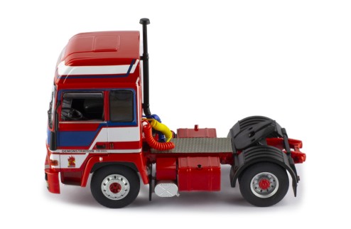 BERLIET TR 350 1978 Red with stripes 