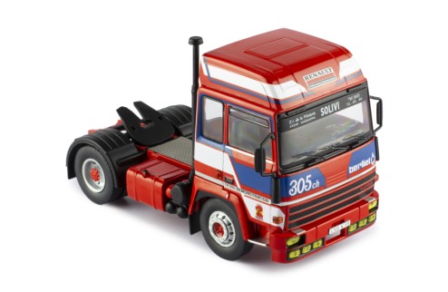 BERLIET TR 350 1978 Red with stripes 