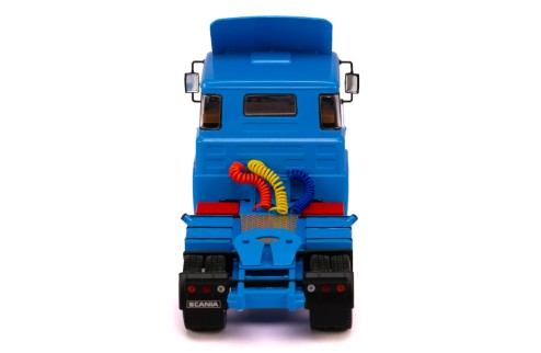 SCANIA LBT 141 1976 (with roof spoiler) Blue and White 