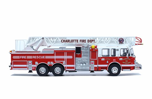 SMEAL 105” Aerial ladder - US Firetruck 2014 - Charlotte