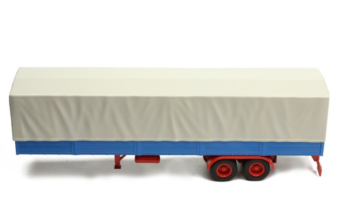 TRUCK Trailer with Canvas cover - Grey/Blue