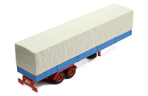 TRUCK Trailer with Canvas cover - Grey/Blue