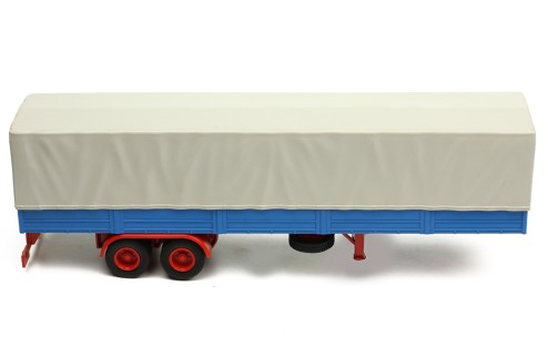 TRUCK Trailer with Canvas cover - Grey/Blue