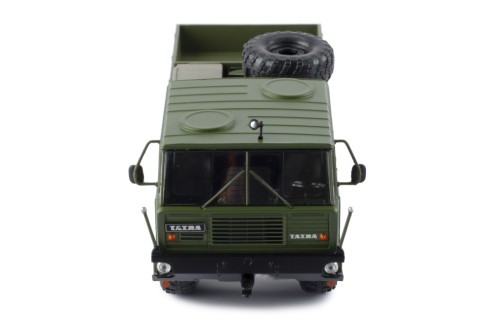 TATRA - 813 NVA 6x6 Truck Cassonato Double Cabine 3-Assi 1968 Military Green