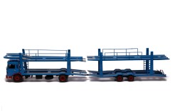 MAN (Car transporter with trailer) 1970 Bleu and Red