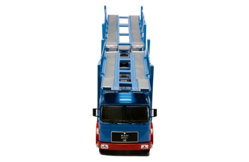 MAN (Car transporter with trailer) 1970 Bleu and Red