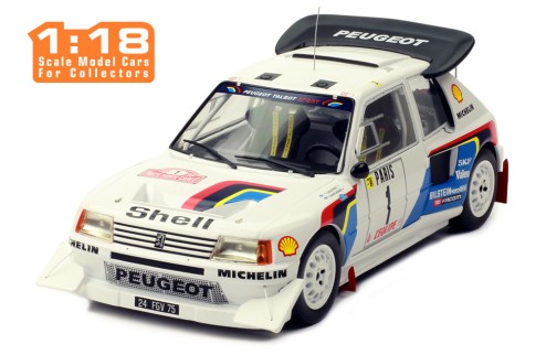 PEUGEOT 205 T16 E2 #1 T. Salonen-S. Harjanne Rally Monte-Carlo 1986