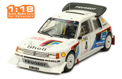 PEUGEOT 205 T16 E2 #4 J. Kankkunen-J. Piiironen Rally Monte-Carlo 1986