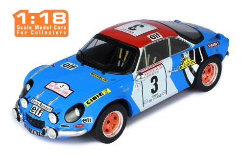 RENAULT Alpine A110 1600S #3 B.Darniche - A.Mahe Rally Tour De Corse 1973 