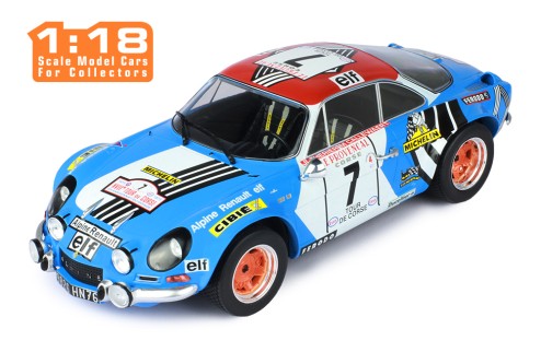 RENAULT Alpine A110 1600S #7 J.L.Therier - M.Callewaert Rally Tour De Corse 1973 