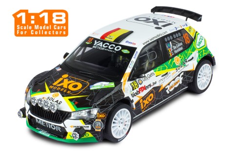 ŠKODA FABIA R5 EVO #18 C. De Cecco-J. Humblet Rally Condroz 2019