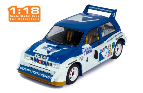MG METRO 6R4 #4 T. Pond-R. Arthur RAC Rally1986