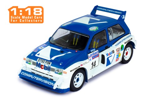 MG METRO 6R4 #14 D. Llewellin-P. Short RAC Rally1986