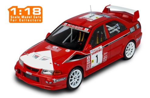 MITSUBISHI Lancer RS Evolution VI  #1 T. Kitten-R. Mannisen Hill Winner Rally San Remo 1999