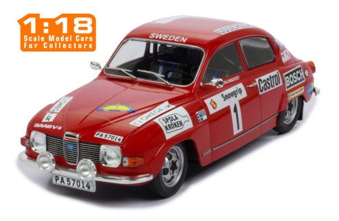 SAAB 96 V4 #1 S.Blomquist - A.Hertz Winner Swedish Rally 1973