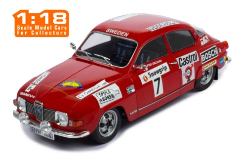 SAAB 96 V4 #7 P.Eklund - R.Carlsson Swedish Rally 1973