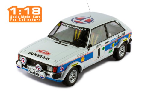 TALBOT SUNBEAM LOTUS #8 H.Toivonen -F.Gallagher Rallye Monte-Carlo 1981
