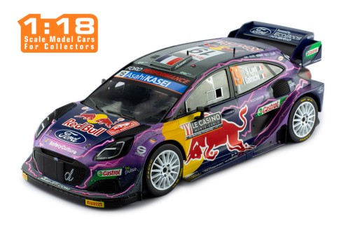 FORD PUMA Rally1 #19 S.Loeb - I.Galmiche Rallye Winner Monte-Carlo 2022