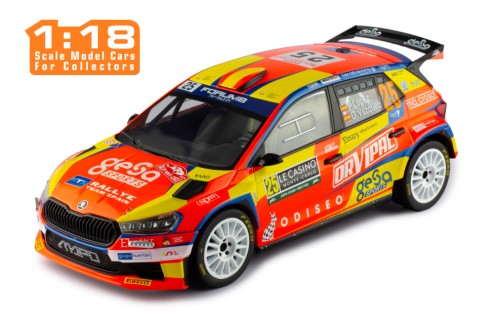 ŠKODA FABIA Rally2 (2023) #25 P.Lopez - D.L.Vasquez Rallye Monte-Carlo 2024