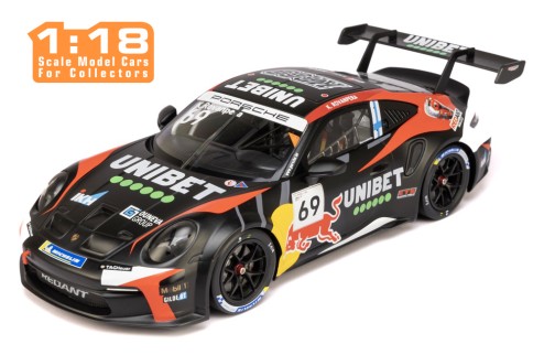 PORSCHE 911 GT3 Cup #69 K.Rovanpera Zolder Porsche Cup Benelux 2024 