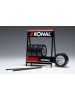 SET of 4 WHEELS 1/18 - Ronal GM - Silver