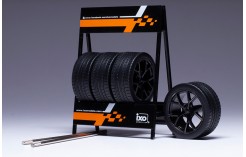 SET of 4 WHEELS 1/18 - RS3 Wheels - Black  