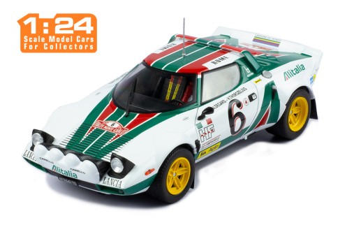 LANCIA STRATOS HF #6  B.Waldegard-H.Thorszelius Rallye Monte-Carlo 1976