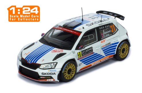 ŠKODA FABIA R5 #31 A.Mikkelsen - A.Jæger  Rallye Monte-Carlo 2017