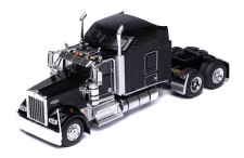 KENWORTH W900 1990 White with Flag (with big sleeper) - Black