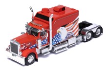 PETERBILT 379 2002 Custom in Red with American Flag