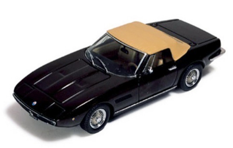 MASERATI ギブリスパイダー ixo-MODELS Maserati Ghibli Spyder Closed Met. Maroon 1970