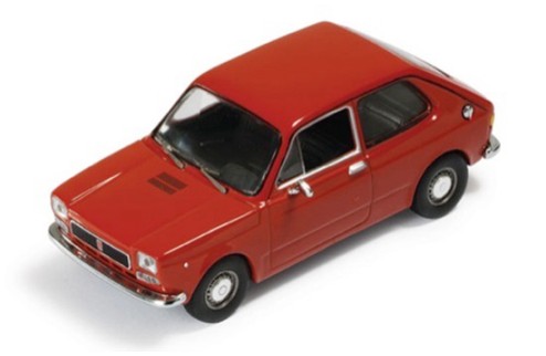 Fiat 127 Orange 1972 (Italian Registration Plate & I On Back)