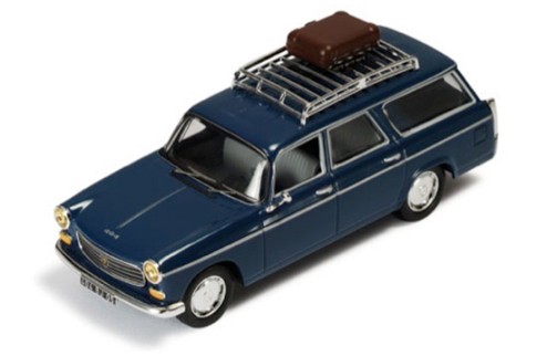 Peugeot 404 Break 1966 Dark Blue (with Roof Rack)