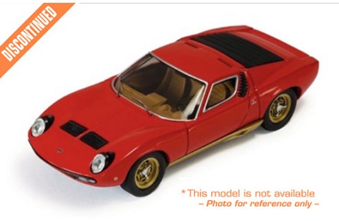 Lamborghini P400 Miura Sv 1972 Red & Bronze