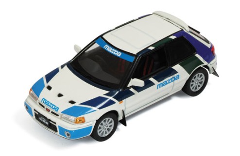 Mazda 323 GT-AE 1991 White & Blue