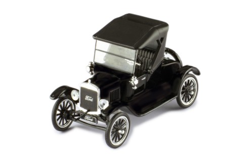 FORD T "RUNABOUT" 2-SEATERS closed 1925 Black