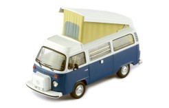 VOLKSWAGEN Type (T2) Westfalia 1978 Blue and White 