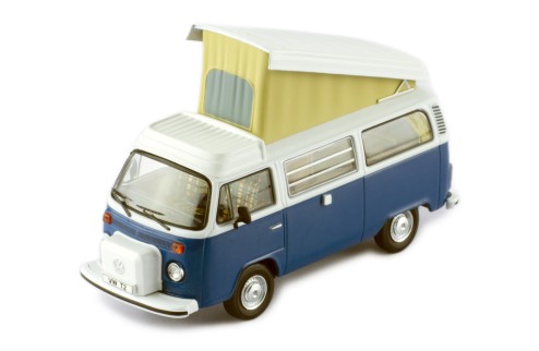 VOLKSWAGEN Type (T2) Westfalia 1978 Blue and White 