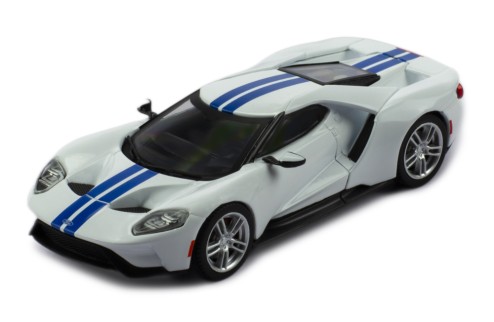 FORD GT 2017 White with Blue stripes