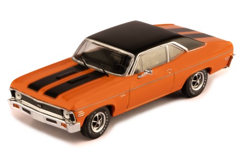 CHEVROLET NOVA SS 1971 Orange and Black